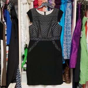 Black and silver dress